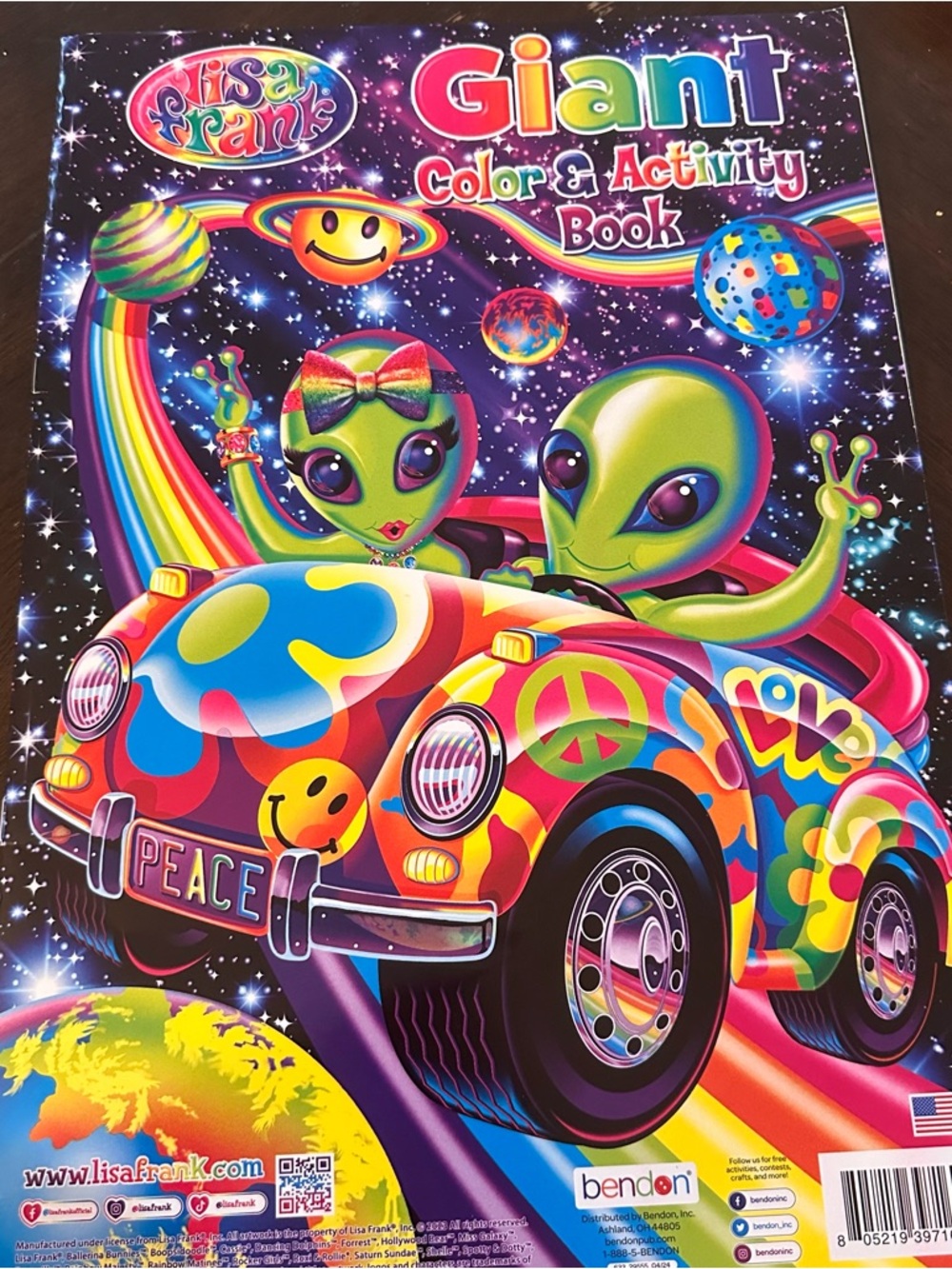 Lisa Frank Giant Color & Activity Book